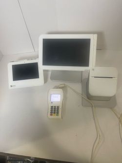 CLOVER STATION 1.0 C100 POS SYSTEM P100 Printer C302U FD40 Read