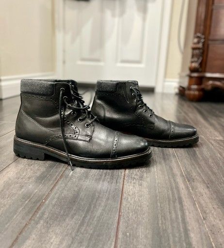 Men's Black Mark Nason Boots- 11