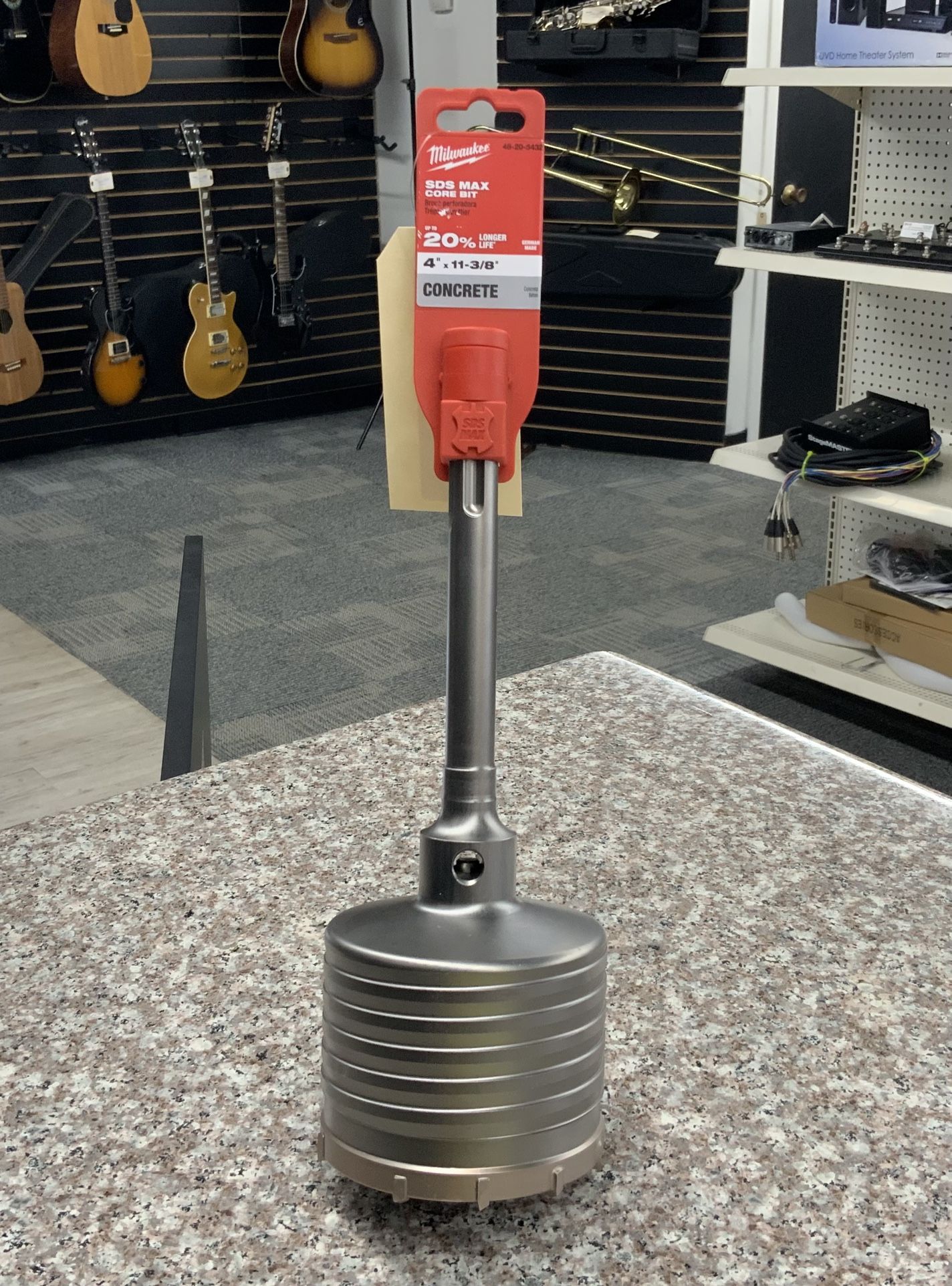 MILWAUKEE 4" X 11-3/8" One Piece SDS-MAX Core Bit