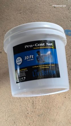 Live bottom 10 feet net...3/8 mesh
