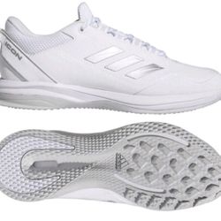 Brand New Adidas Icon 7 Baseball Turf Shoes White Grey Men Sizes 8