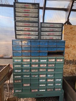 Tons of hard ware new and used comes with storage