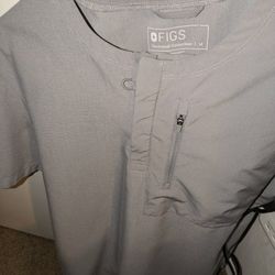 1 Men's Medium Figs Scrubs Dark Space Grey Set