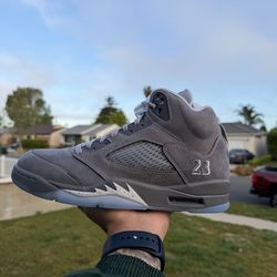 Jordan 5 Wolf Grey Size 10
