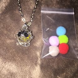 Owl Aromatherapy Necklace New 