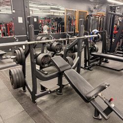 Olympic Inclined Bench Real leader commercial Gym Machine 