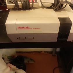 Nintendo Nes System Console Original Include 5 Games