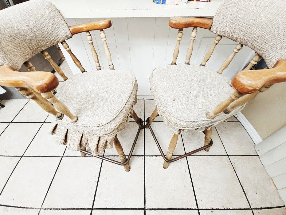 Vintage Barstool Set