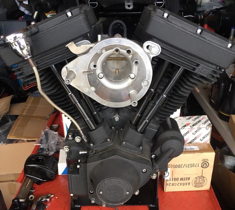S&S 124” Harley evolution motor