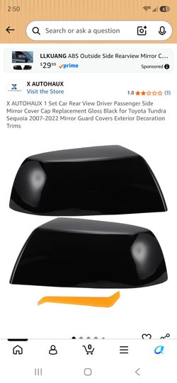 Toyota Tacoma mirror covers