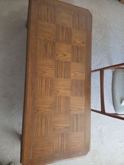 Solid Oak Coffee Table