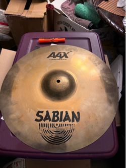Sabian crash cymbal