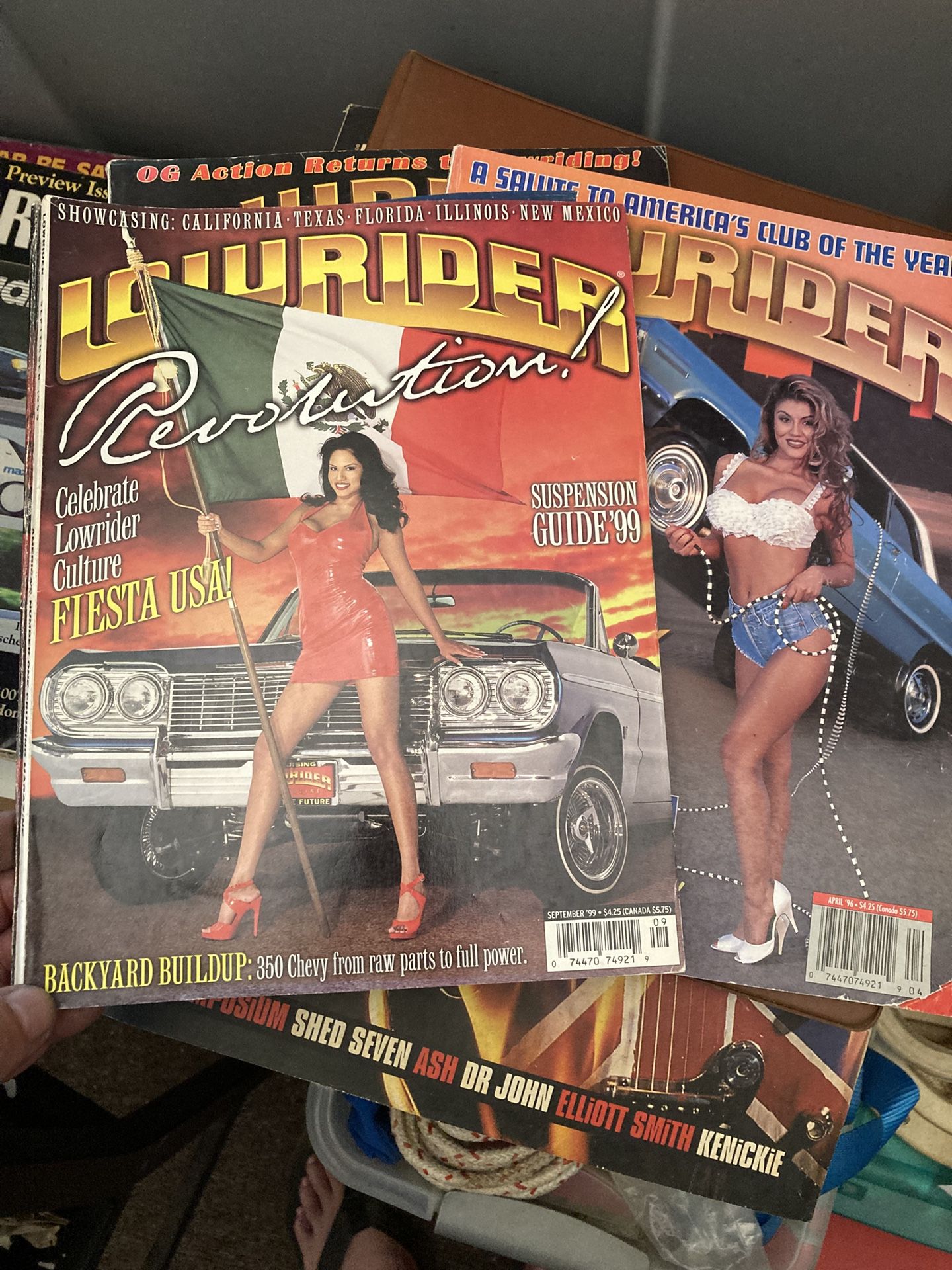 Lowrider Magazine 3 Issues 1996