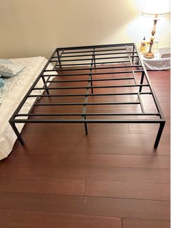 Queen Size Heavy-Duty Metal Platform Bed Frame - $40