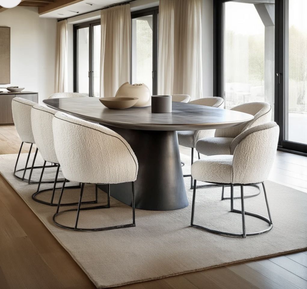 Restoration Hardware Concrete Dinning Table