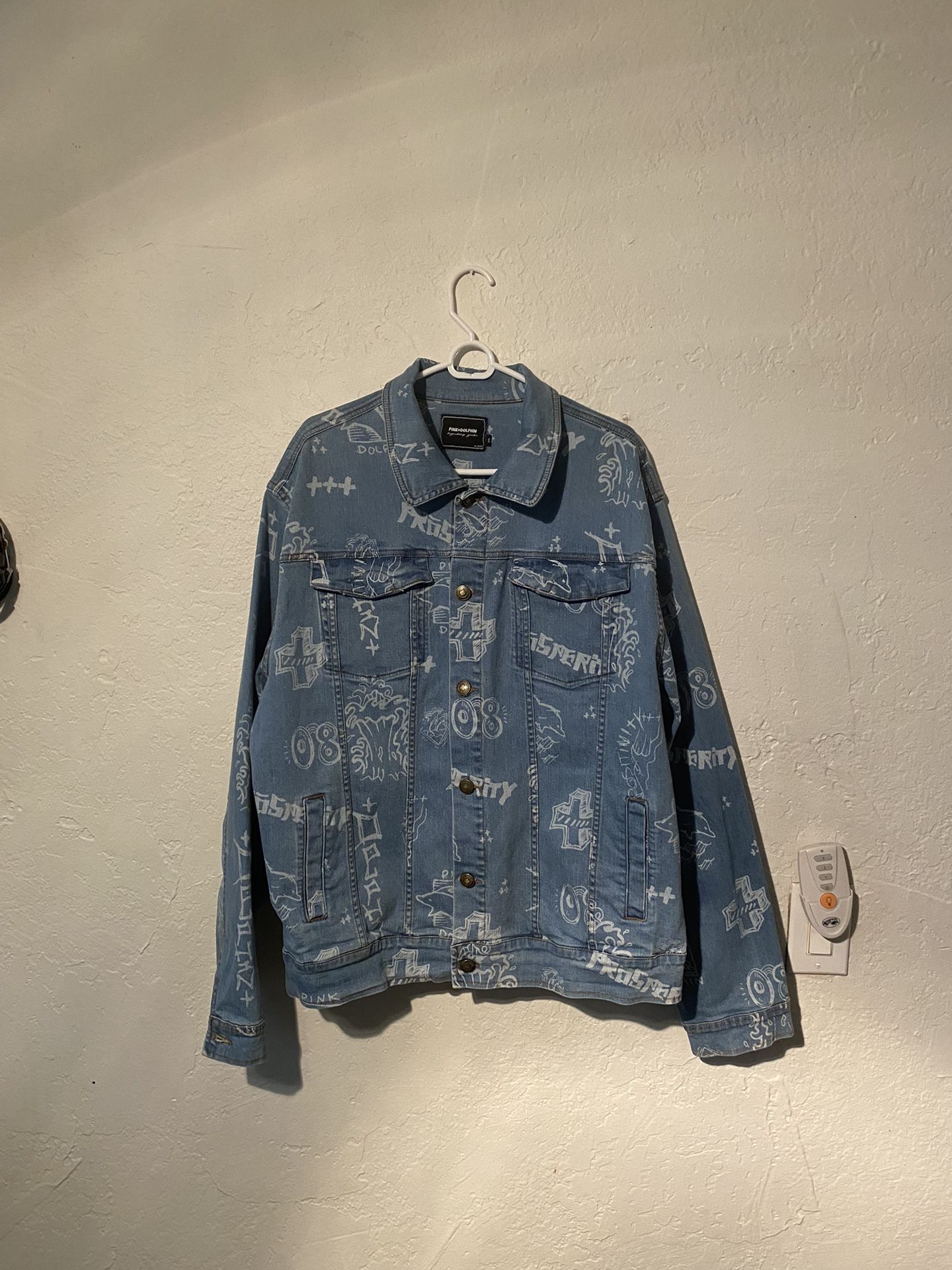 Pink Dolphin Denim Jean Jacket