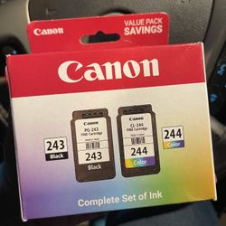 Canon Printer Ink  243 Blk 244 Color