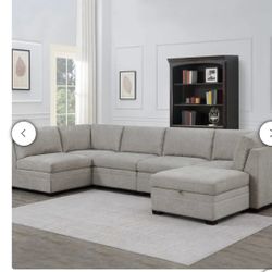 Tisdale 6-piece Modular Fabric Sectional