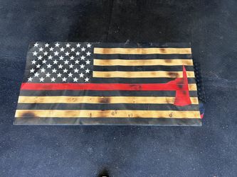 Custom Wooden Flags