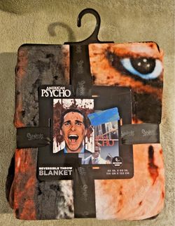 Spencer's Official American Psycho Throw Blanket 60" x 45" Reversible
