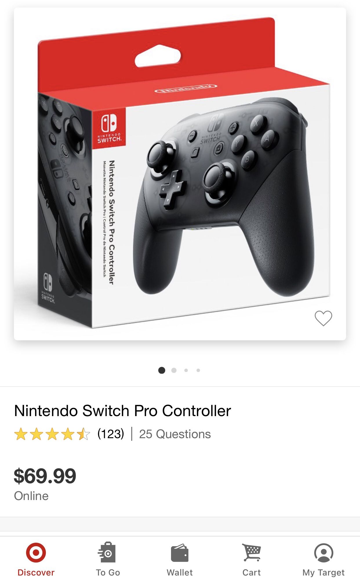 nintendo switch pro controller