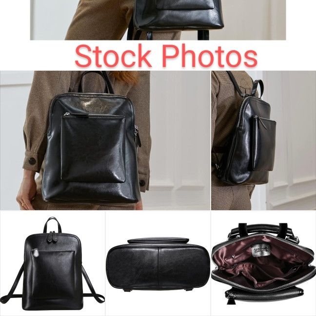 HESHE Backpack Leather Backpack Purse Convertible Designer Bag Pack For Work for Sale in Grand Terrace CA OfferUp
