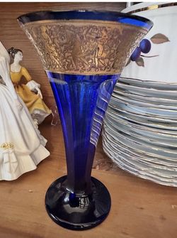 MOSER SOVEREIGN COBALT BLUE VASE