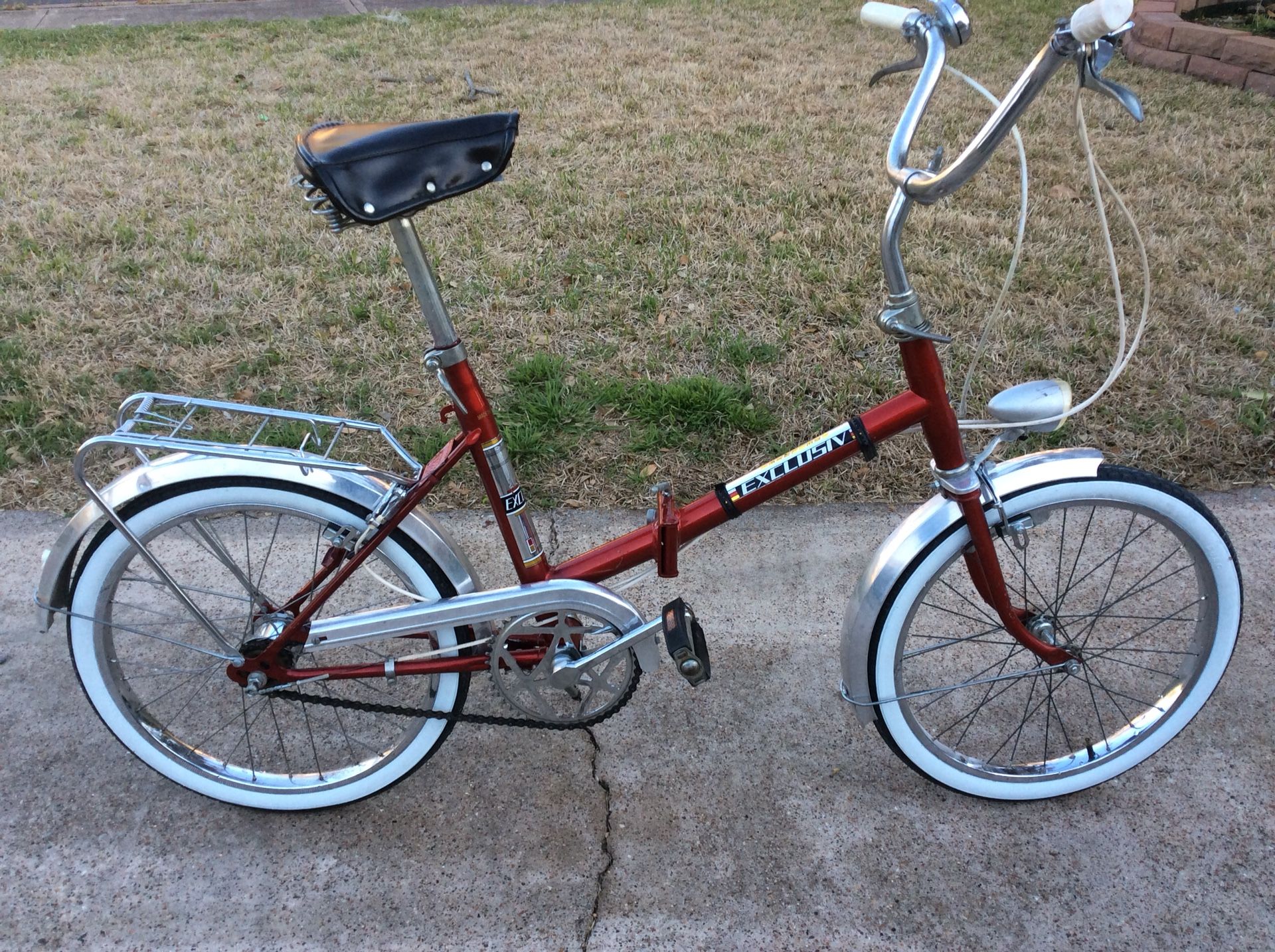 Vintage foldable online bike