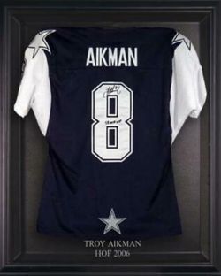 Dallas Cowboys Troy Aikman Hall of Fame Case