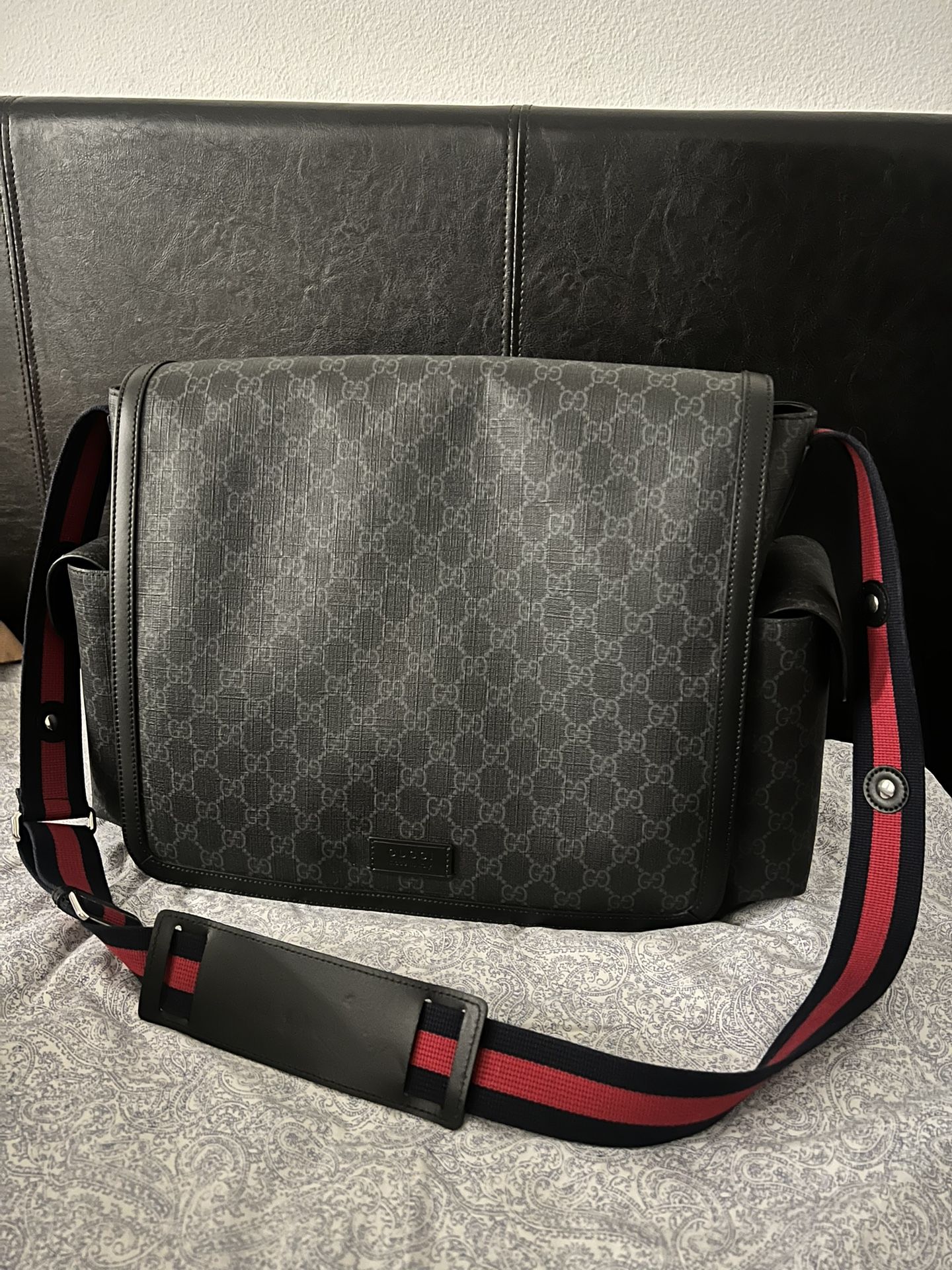 Gucci GG Supreme Diaper Bag