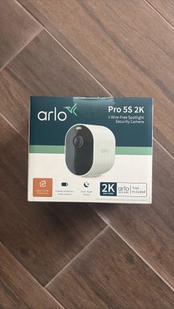 Brand New Arlo Pro 5S 2K Security Camera – New in Box