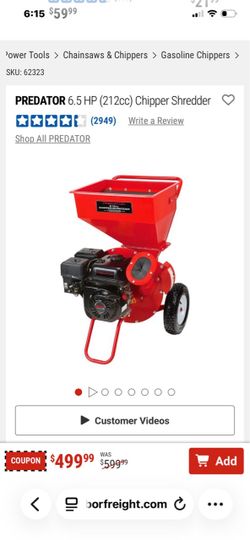 Wood chipper brand new212cc