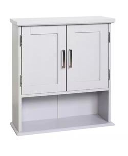 Glacier Bay - Shaker Style 23 in. W x 8.5 Dx 25.1H Bathroom Storage Wall Cabinet