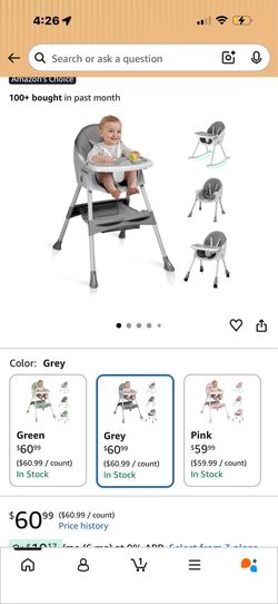 Baby highchair - convertible to rocker