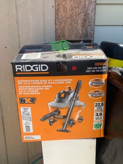 Ridgid Wet/Dry Shop Vac