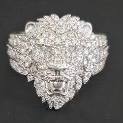 925 Silver And Mossinite Ring Passes All Diamond Testers!!!🔥🔥🔥🔥