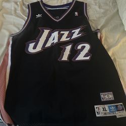 john stockton adult stitched jersey like new 