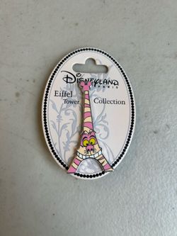 Disneyland Paris Eiffel Tower Collection Cheshire Cat trading pin