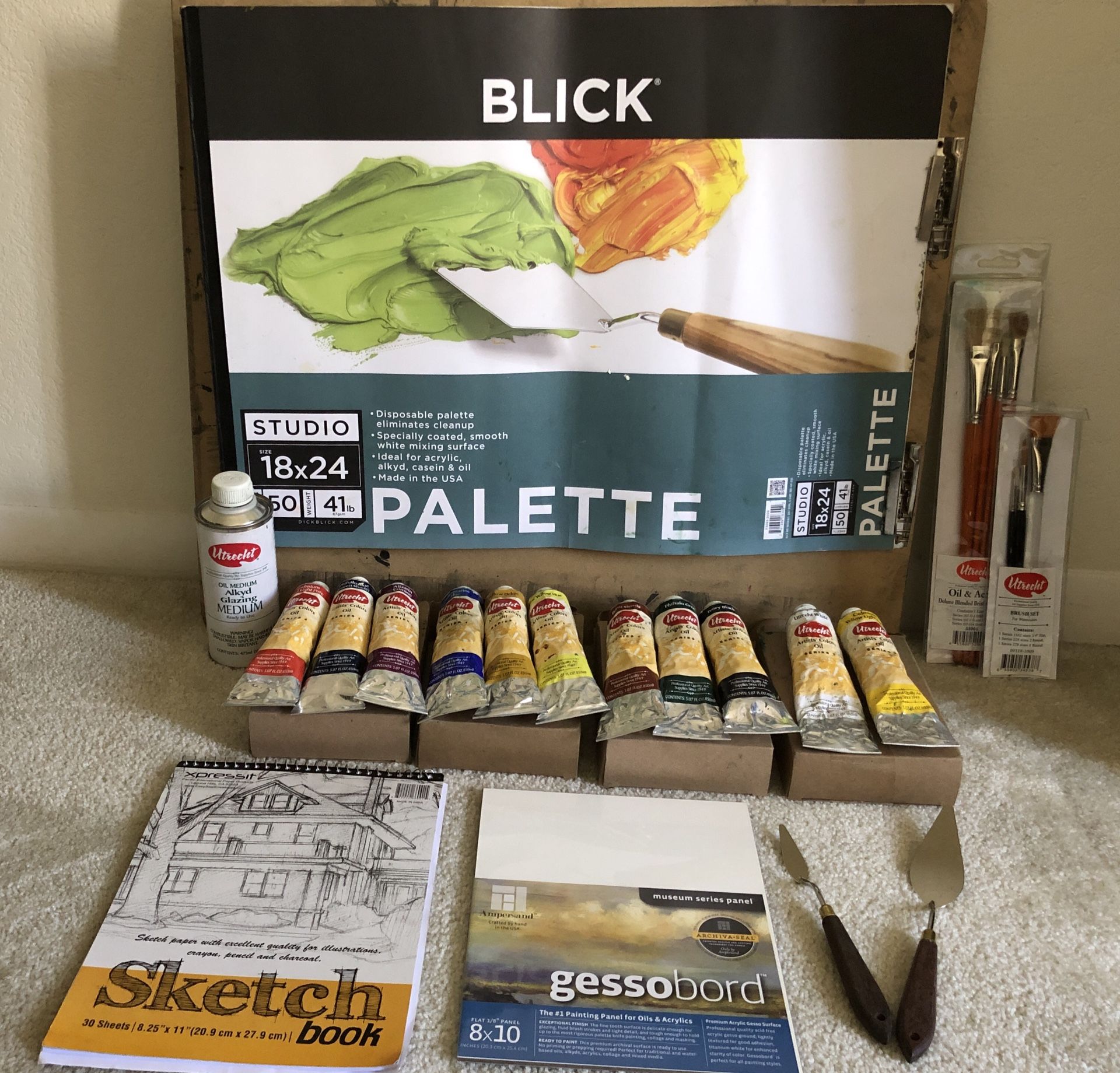 Blick Art Supplies (Artists dream oil paint set)