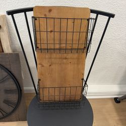 RUSTIC FARMHOUSE WALL DECOR MAIL ORGANIZER