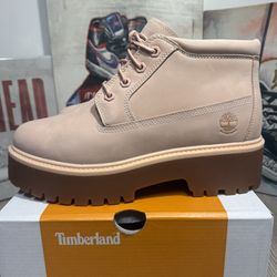 New Timberland Nellie Stonestreet Platform Boots Light Pink 6.5Y/8W, 7Y / 8.5W