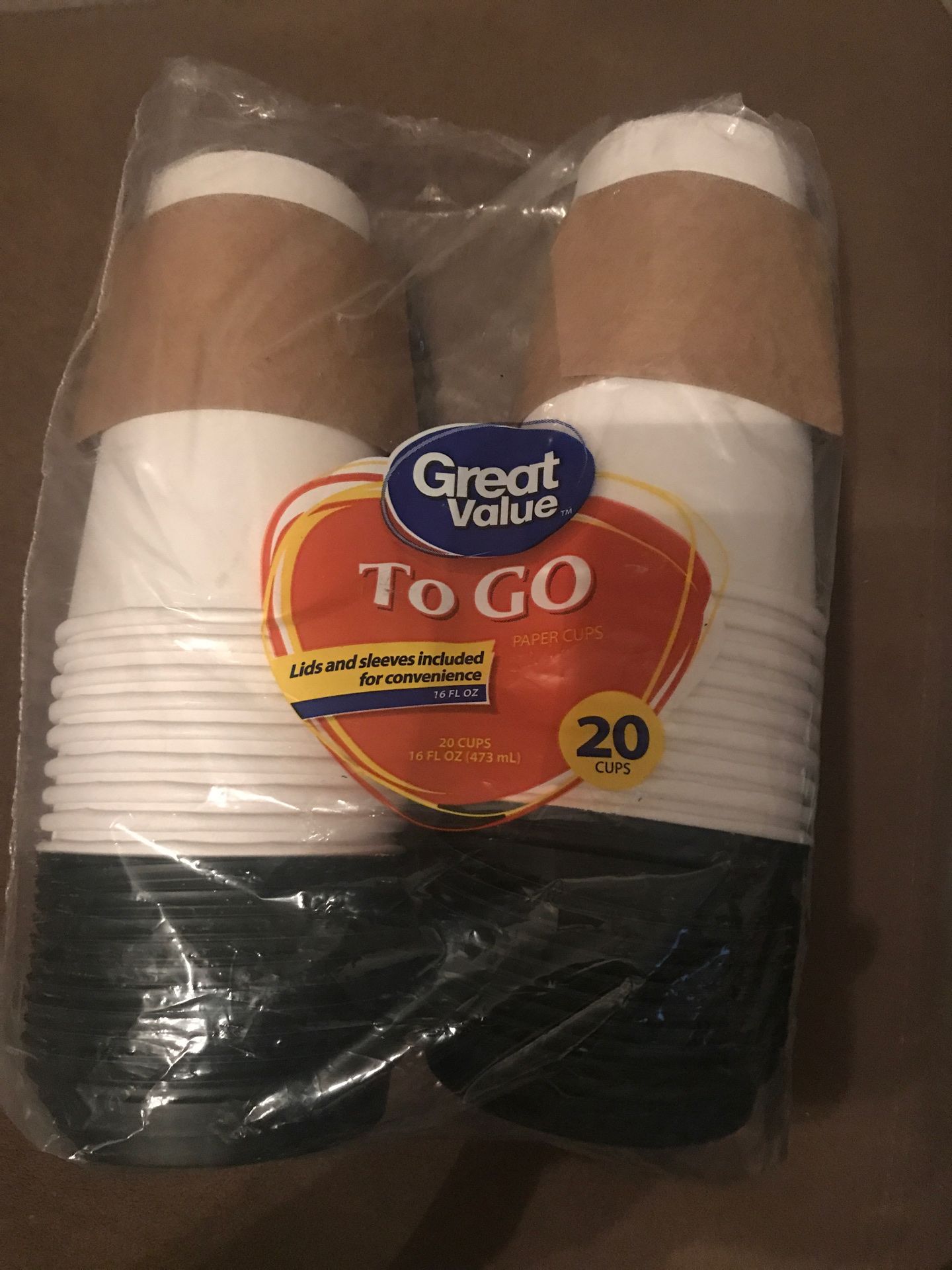Disposable coffee cups