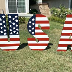 USA Yard Art