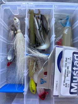 Huge Fishing Tackle Lot - Seaguar, Mustad, Berkley Gulp, & More!