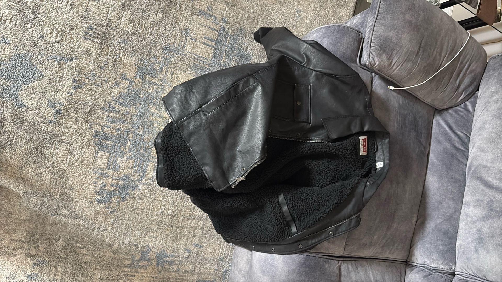 Levi Sherpa Leather Jacket
