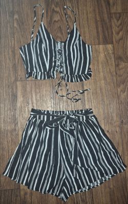 Zaful 2 piece tank top and shorts size small