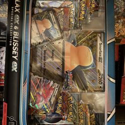 Snorlax Ex And Blissey Ex Special Collection Box
