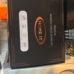 Bamboo Cheese Board Set