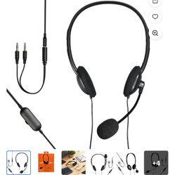 Surf On 3.5 MM Stereo Headset With Built-In Microphone