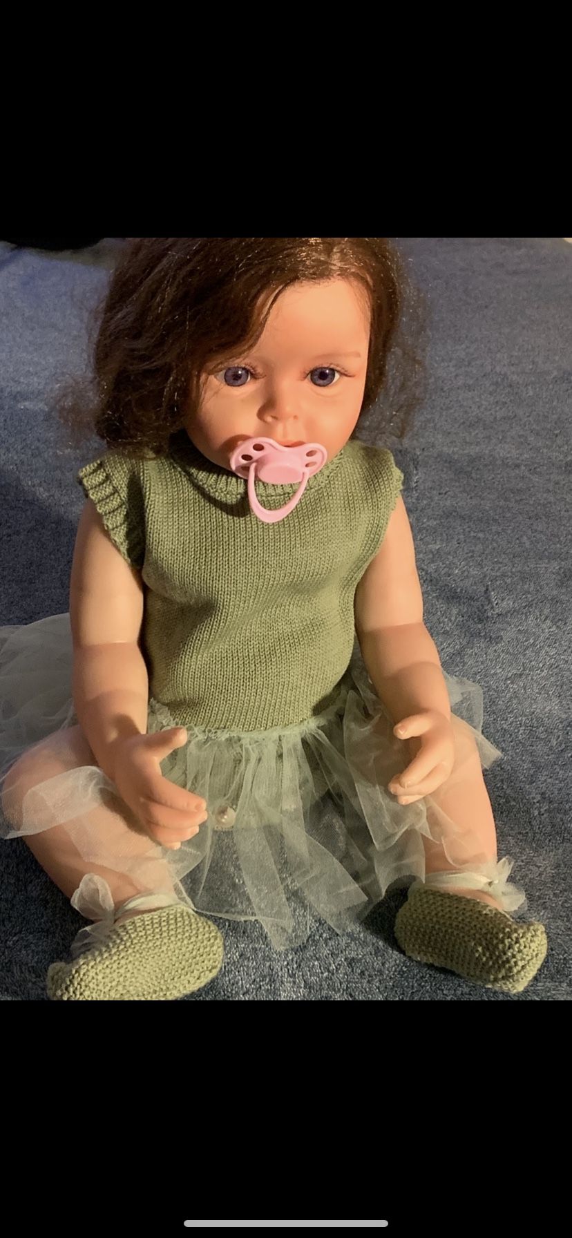 22” Realictic toddler girl doll